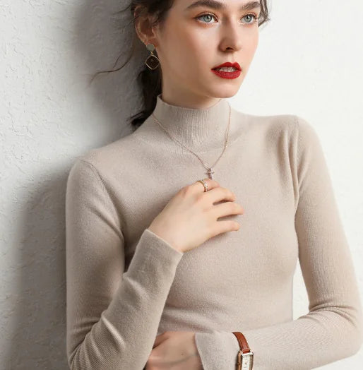 2020 Women's Classic Cashmere Turtleneck Sweater