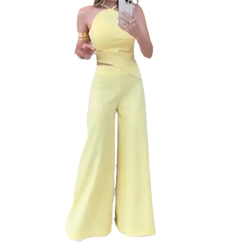 2024 Chic Summer Hollow-Back Jumpsuit