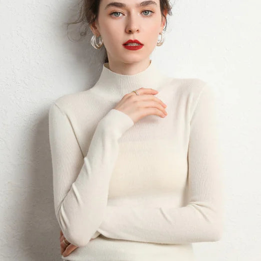 2020 Women's Classic Cashmere Turtleneck Sweater
