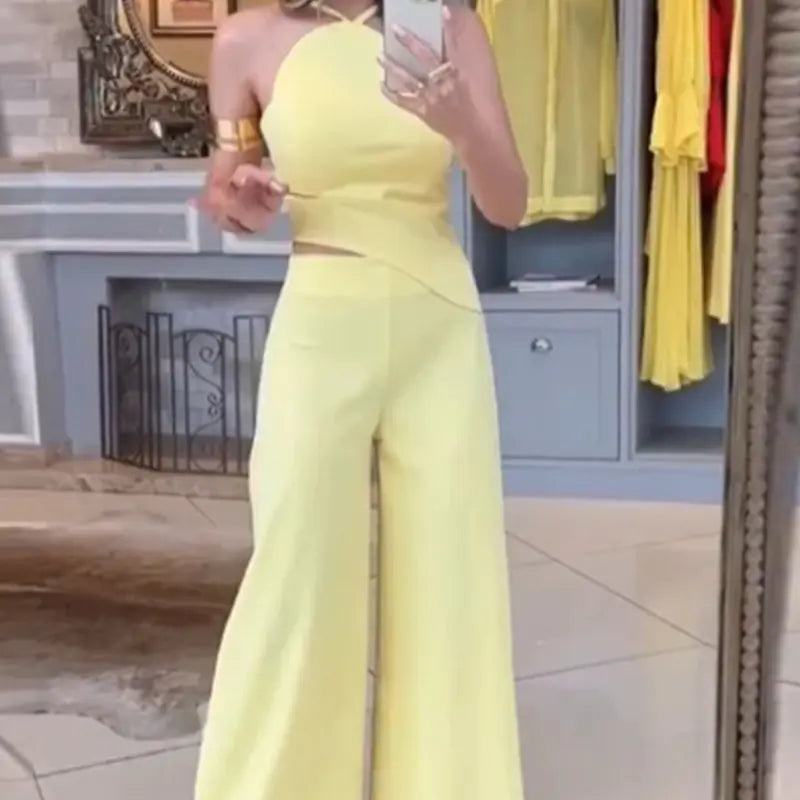 2024 Chic Summer Hollow-Back Jumpsuit