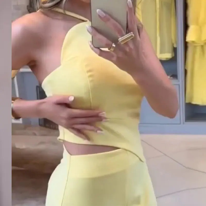 2024 Chic Summer Hollow-Back Jumpsuit